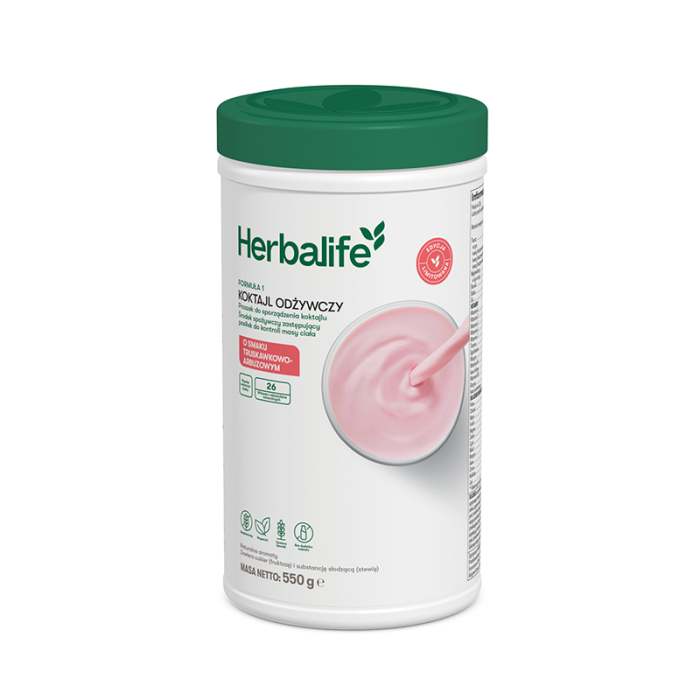 Herbalife Koktajl Formuła 1 o smaku truskawkowo-arbuzowym 550 g SERIA LIMITOWANA