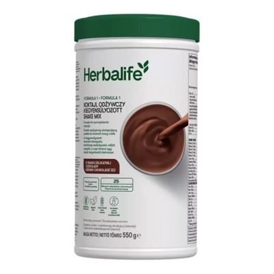 Koktajl Formuła 1 Herbalife delikatna czekolada 550g 