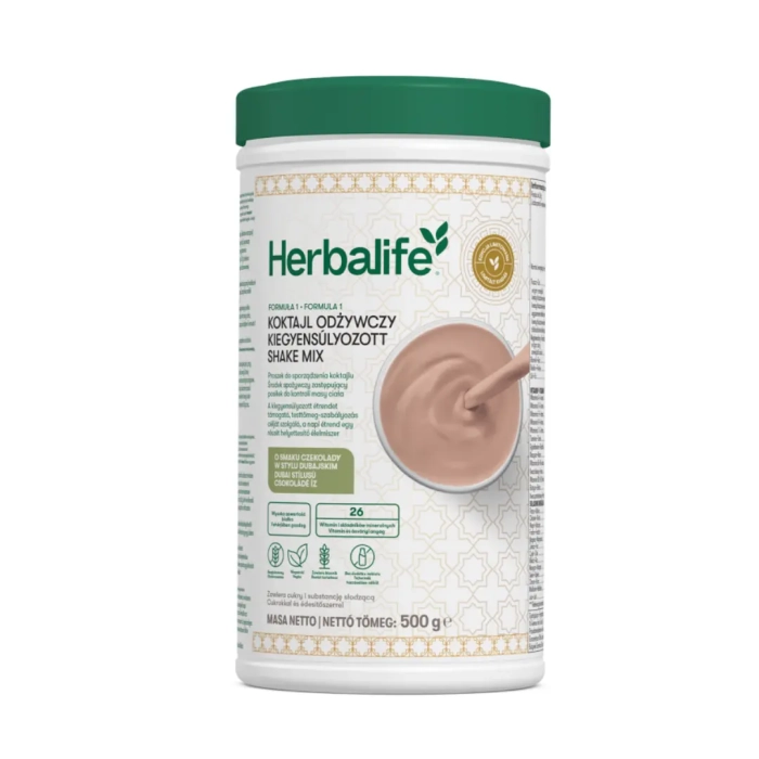 Herbalife Koktajl Formuła 1 o smaku dubajskiej czekolady 550 g SERIA LIMITOWANA