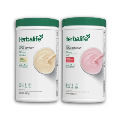 2x Koktajl Formuła 1 Herbalife różne smaki 550g/500g